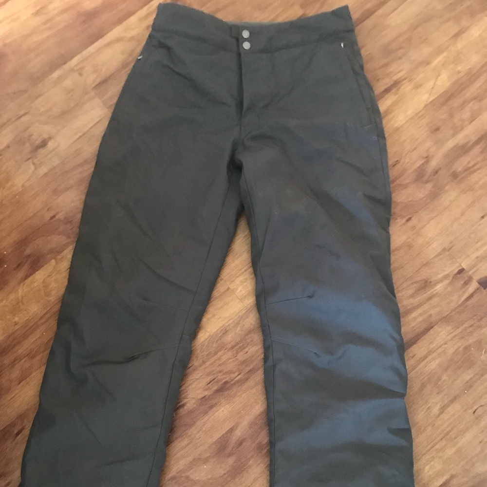 Gray snow pants